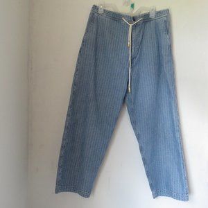 Levi's Made & Crafted Drawstring Trouser Mid-Rise Loose Fit Straight Leg L